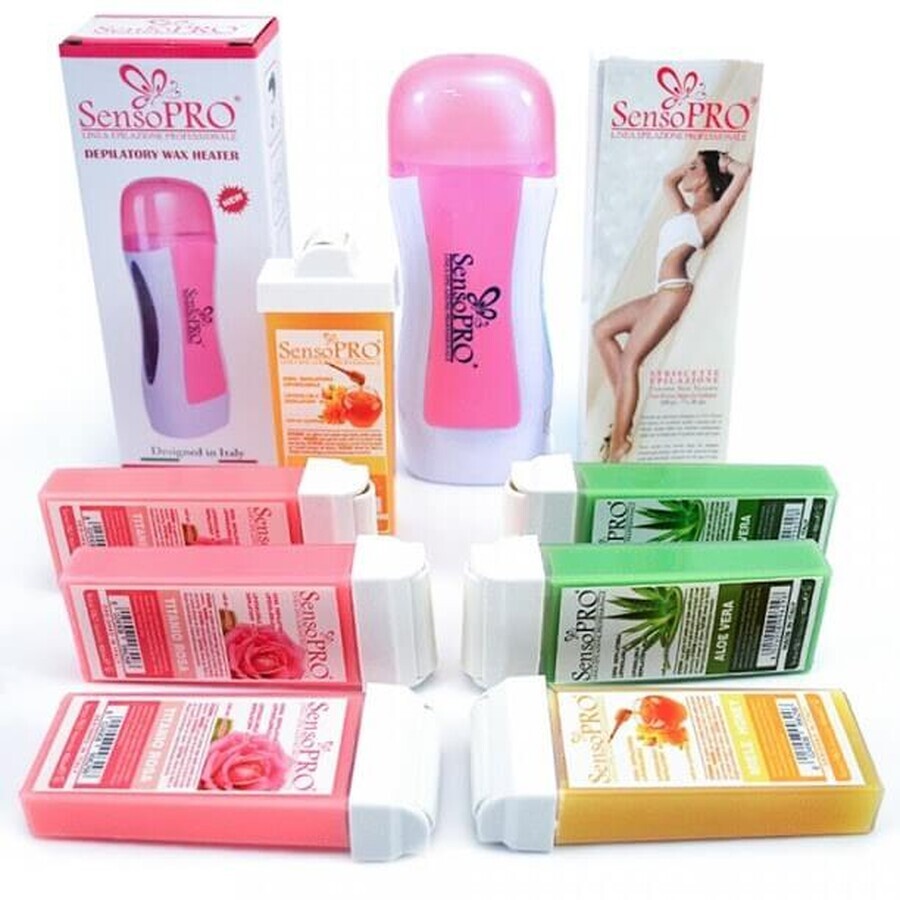 Professional Epilation Kit Senso pro + GIFT Reserve Wax narrow applicator