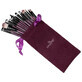 Set de 20 pinceaux de maquillage Mauve Brushes, pochette de rangement incluse