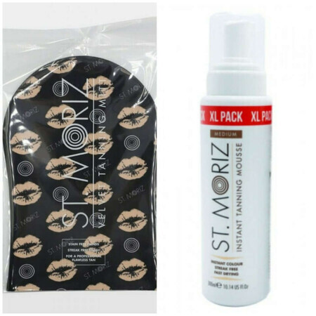 St Moriz Professional Self Tanning Set St Moriz XL Medium Foam + Gant d'application