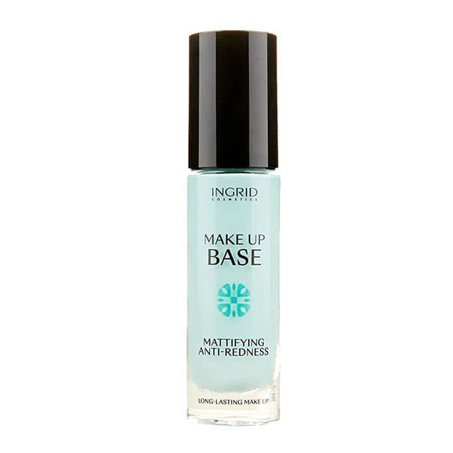 Base de maquillage matifiante et anti-rosage Ingrid, 30 ml