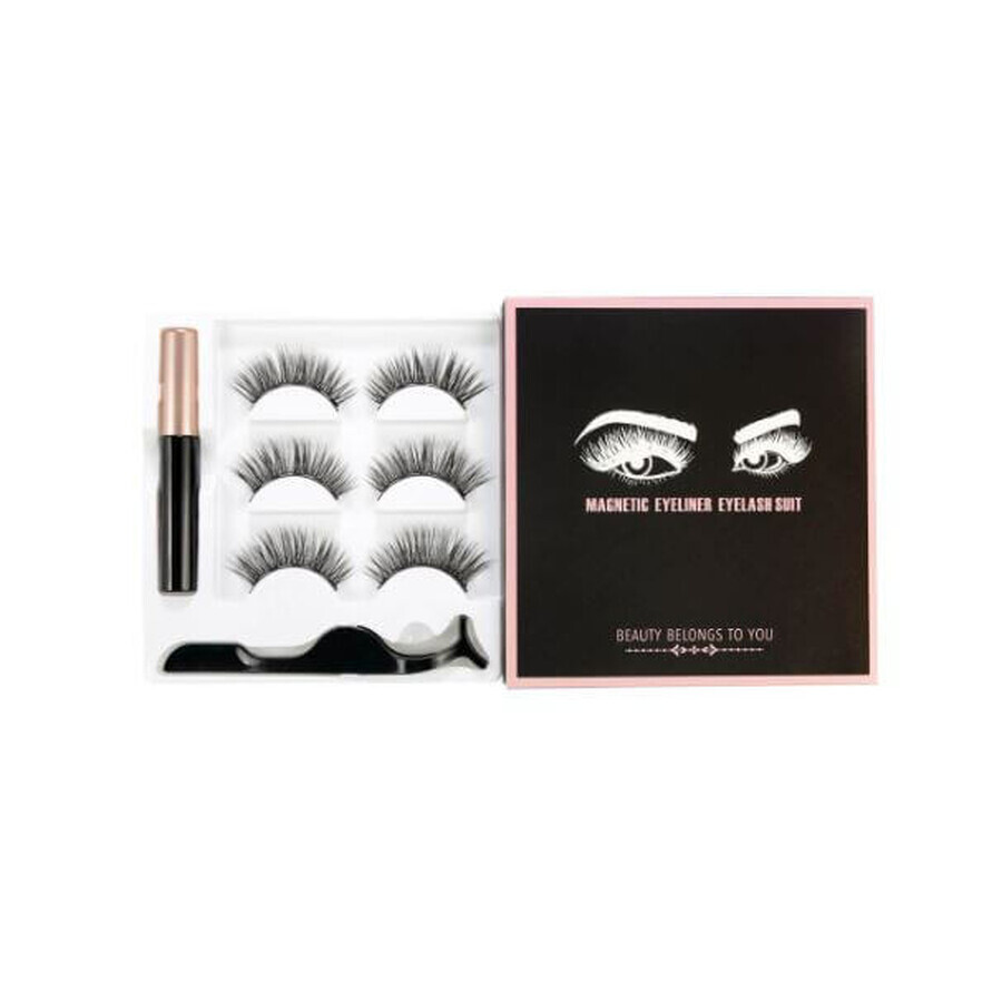 Magnetic Lashes Set, Beauty Belongs To You, Faux cils avec couplage magnétique, Nr 11