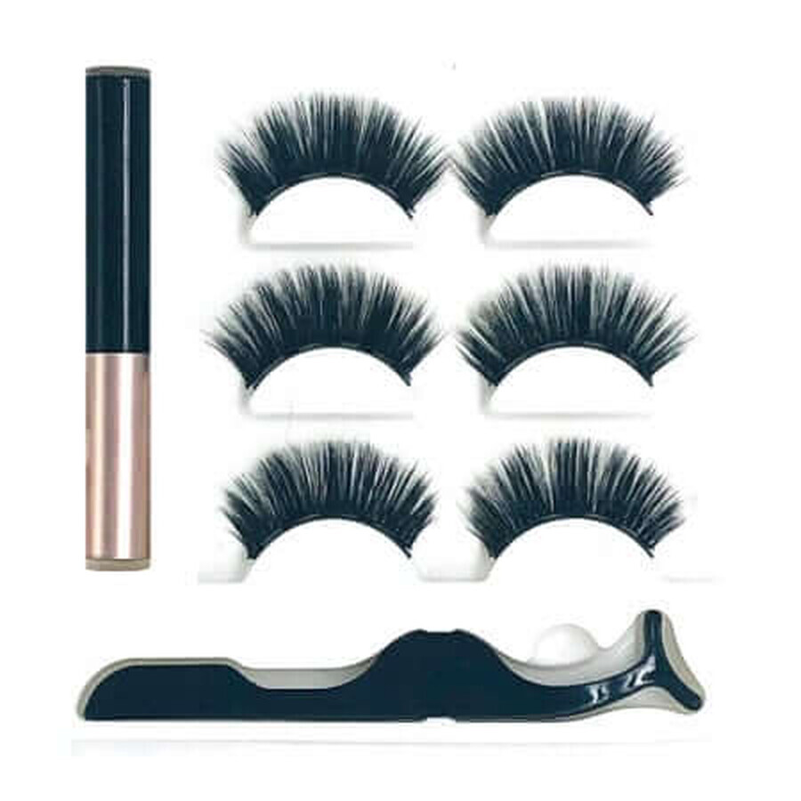 Set Gene False, Beauty Belongs To You Magnetic, Eyeliner Eyelash Suit, 43