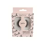 Falsche Wimpern, Technic, Faux Silk 3D Lashes, Salsa, inklusive Kleber