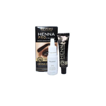 Henna dye, Revers Cosmetics, Henna Pro Colors, Black