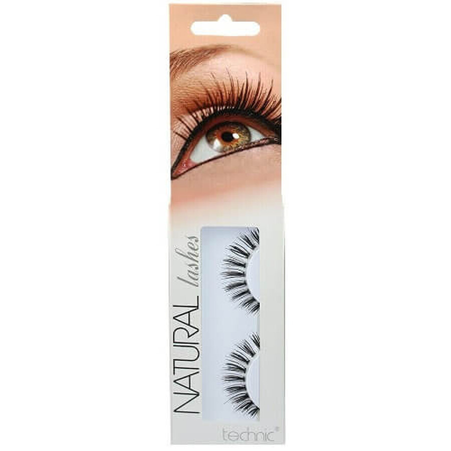 Valse wimpers, Technic, Natural Lashes, inclusief lijm, A27