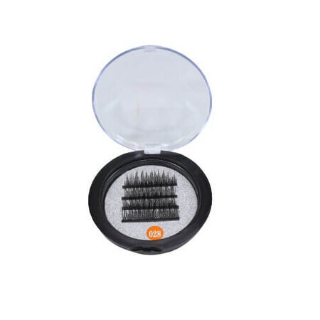 Magnetic false eyelashes, Makeup, 3D, Reusable, 028