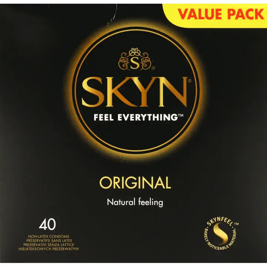 Unimil Skyn ​​Original condom fara latex 40 pcs