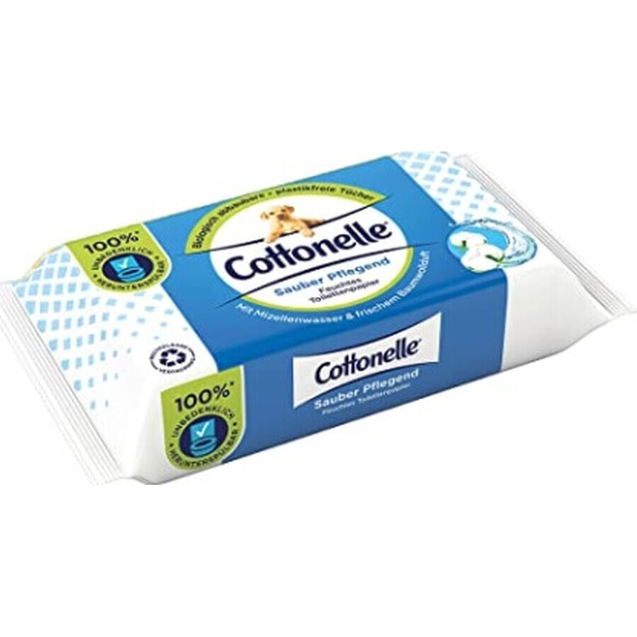 Cottonelle, Lingettes humides avec eau micellaire, 42 unités