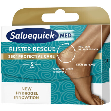 Salvequick Blister Rescue Pits, 5 pièces