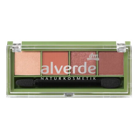 Palette d'ombres à paupières Alverde, 95 Burgundy Red, 4.4 g