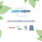Salviettine umidificate biodegradabili per neonati, 9 x 60 pezzi, WaterWipes