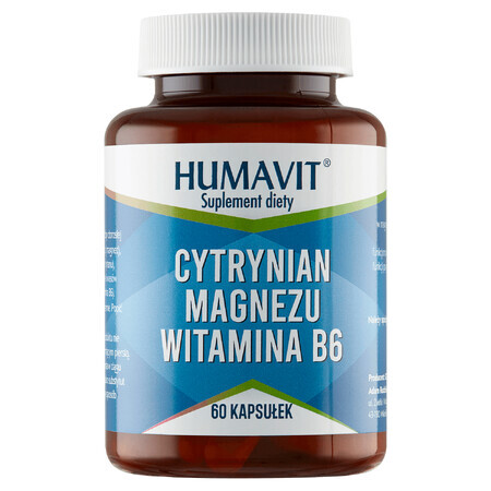 Humavit, Citrate de magnésium et vitamine B6, 60 gélules