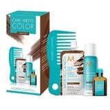 Set Pflege trifft Farbe Kakao, Moroccanoil