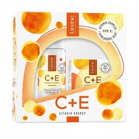 Kit Lirene C+E Crème hydratante 50 ml + Mousse visage 150 ml