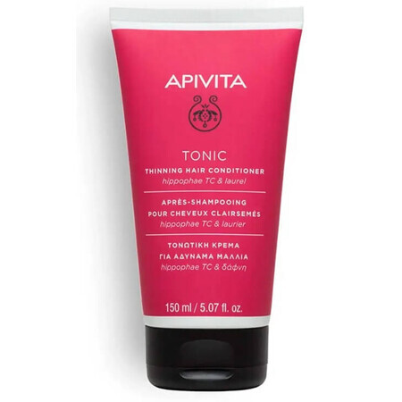 Apivita Tonic, Après-shampooing fortifiant pour les cheveux ternes et mous, 150 ml