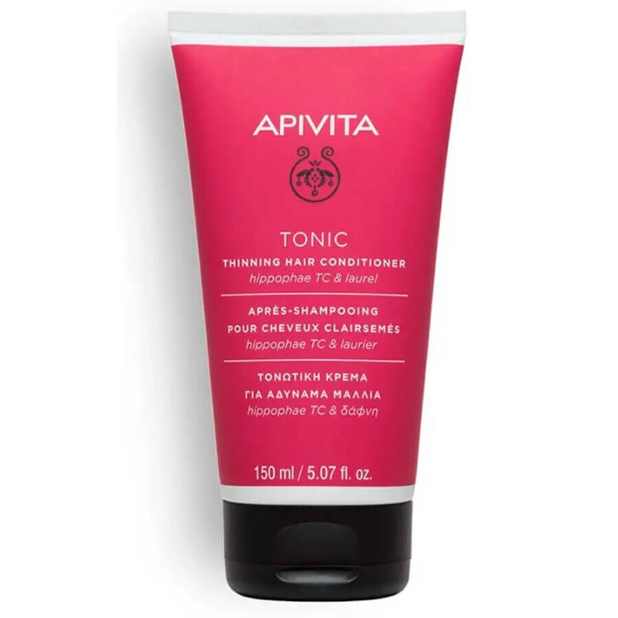 Apivita Tonic, Après-shampooing fortifiant pour les cheveux ternes et mous, 150 ml