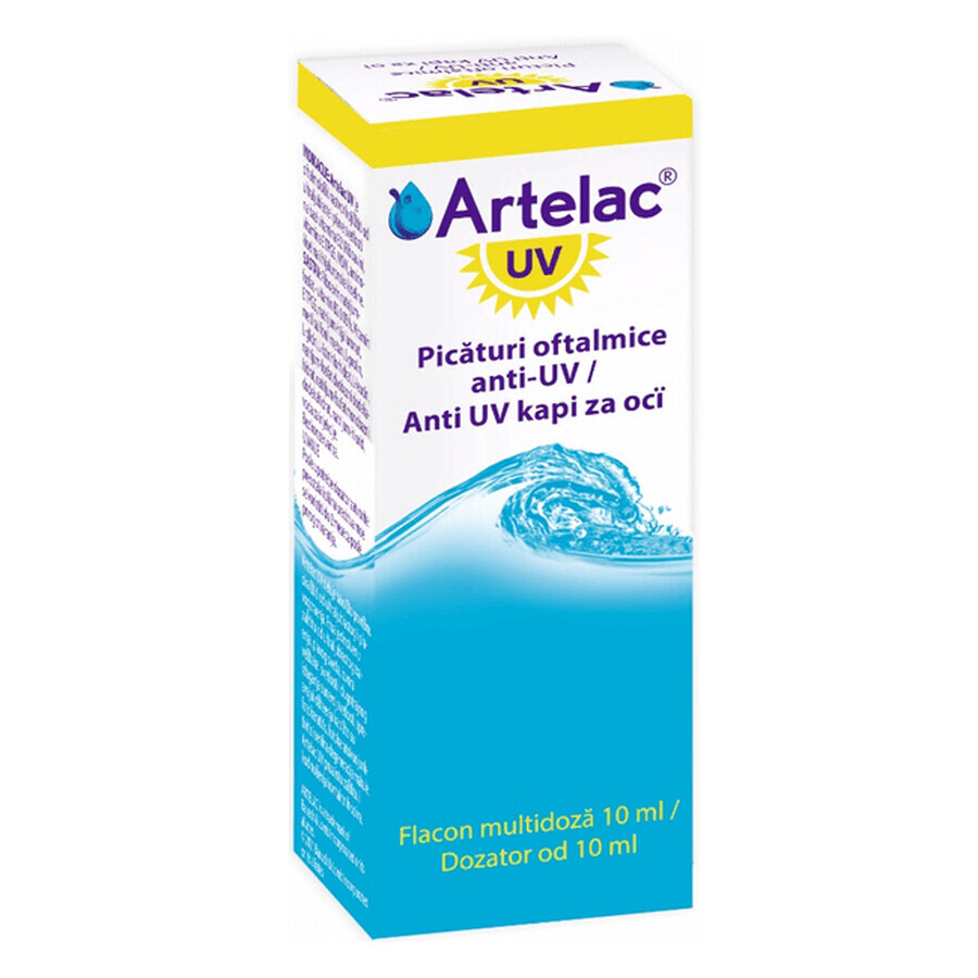 Solution ophtalmique Artelac UV Protection, 10 ml, Bausch + Lomb