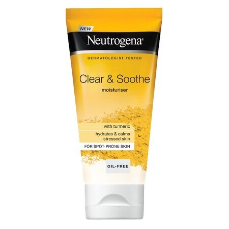 Neutrogena Clear amp; Soothe Crema facial de cúrcuma 75ml