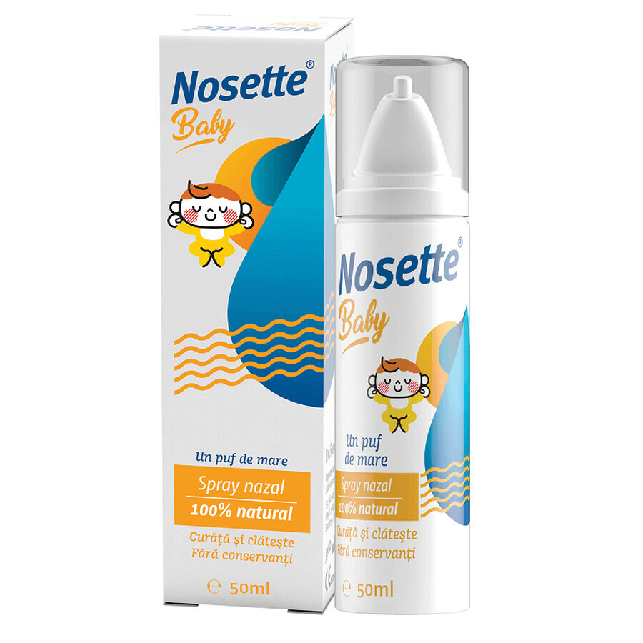 Nosette Baby spray nasal isotonique à l'eau de mer, 50 ml, Dr. Reddys