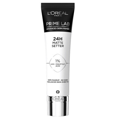 L'Oréal Paris Prime Lab Base de maquillaje matificante 24h, 30ml