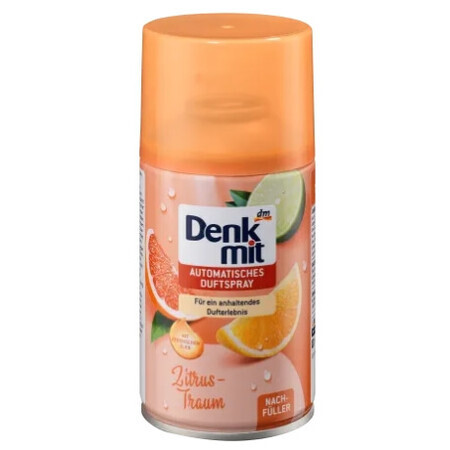 Denkmit, Ricarica Citrus Dream, Spray profumato automatico, 250 ml