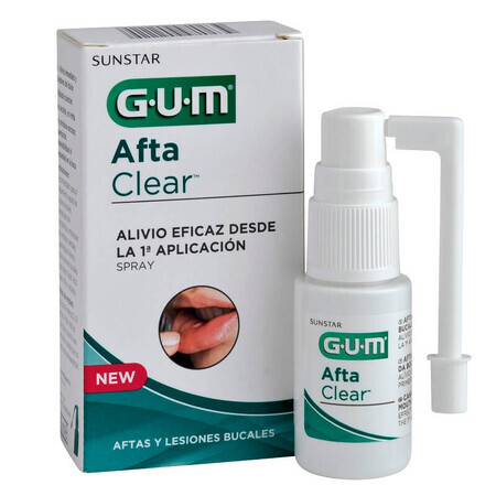 AftaClear Spray pour le traitement des aphtes, 15 ml, Sunstar Gum