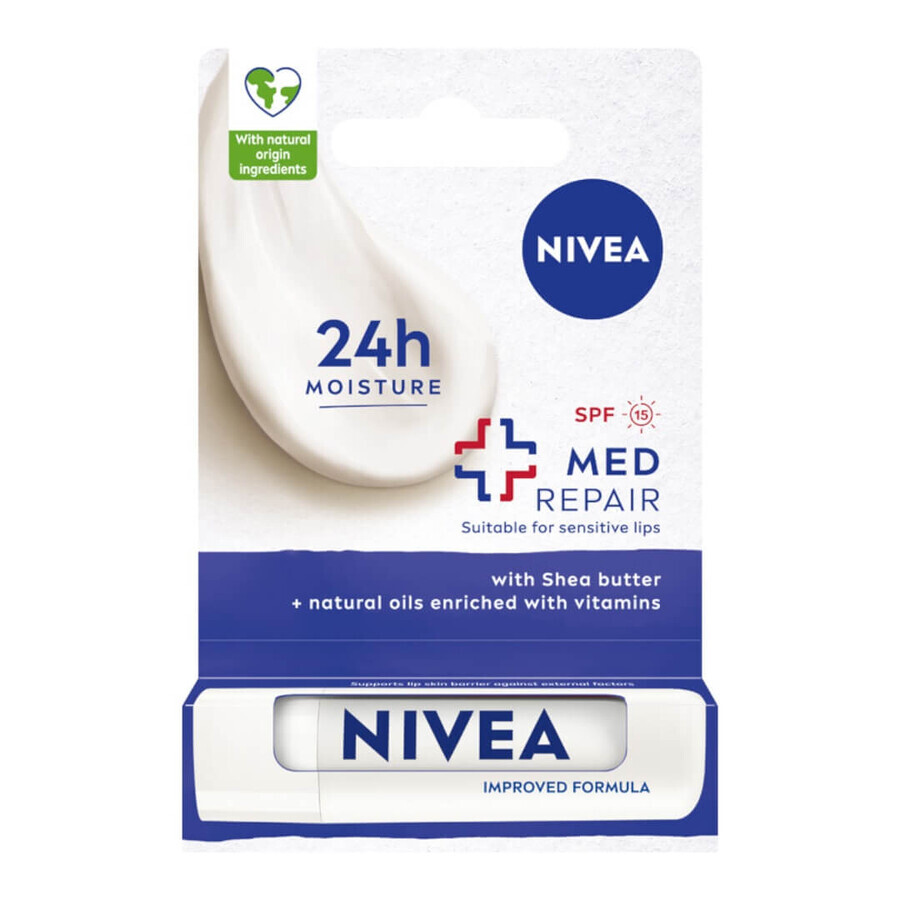 Nivea Lip Care Med Repair rouge à lèvres, 4.8g