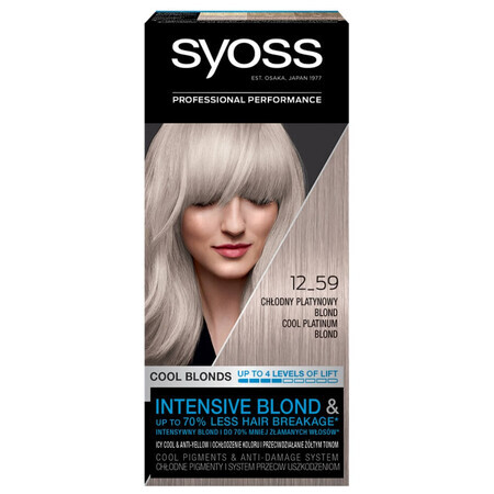 Syoss Cool Blonds Brightener with wax 12_59 Cool Platinum Blonde