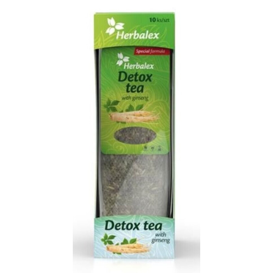 Herbalex Detox Tea avec e-juice, 14 sachets