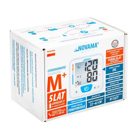 Cinomètre d'épaule Novama White M+, 1 pièce