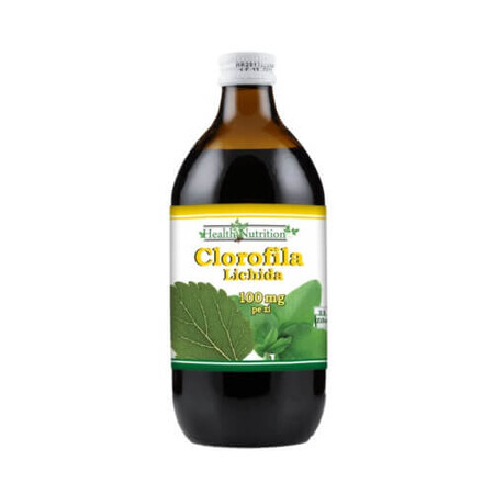 Jus de chlorophylle biologique, 500 ml, Health Nutrition