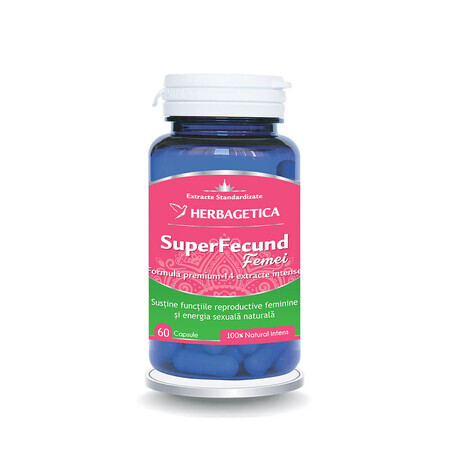 SuperFercund Donna, 60 capsule, Herbagetica