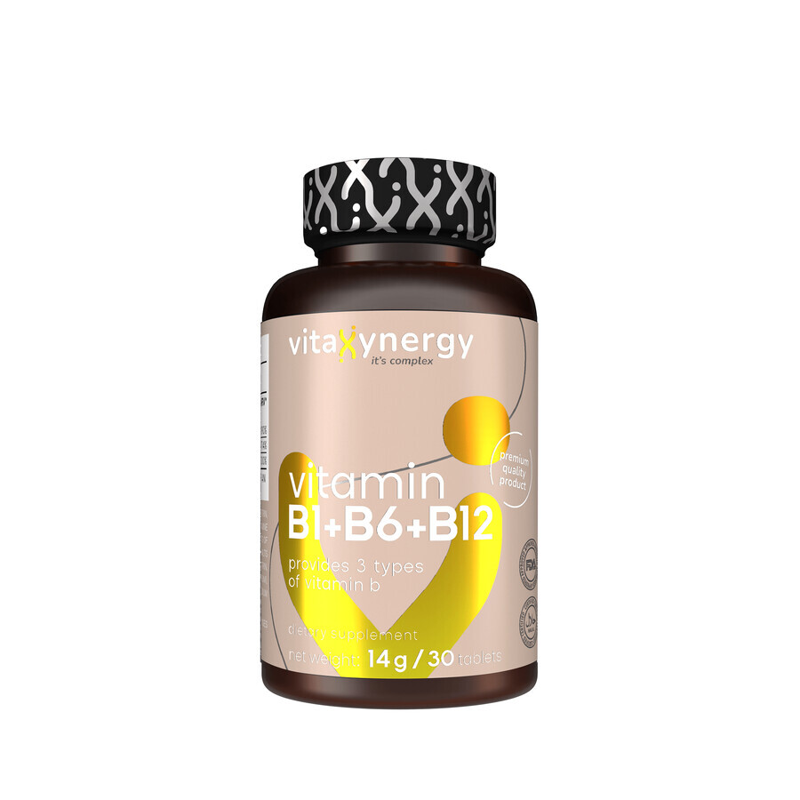 VitaXynergy Vitamin B1+B6+B12 x 30 tb