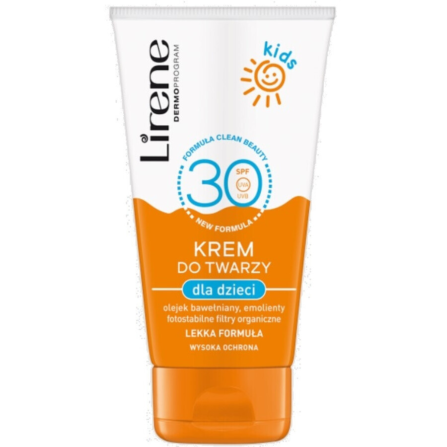 Lirene Dermoprogram Crema Facial Infantil FPS 30, 50 ml