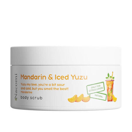 Nacomi body scrub with tangerine and yuzu, 100ml