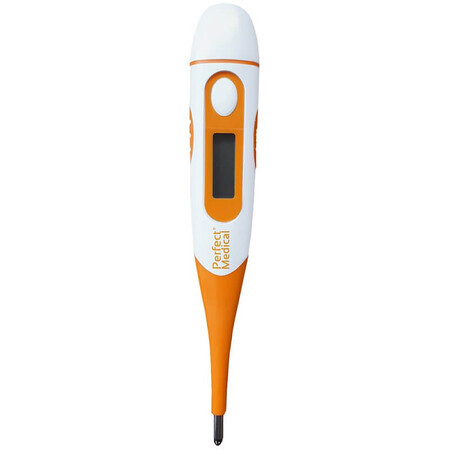 Thermomètre digital à tête flexible PM-06N, Orange, Perfect Medical