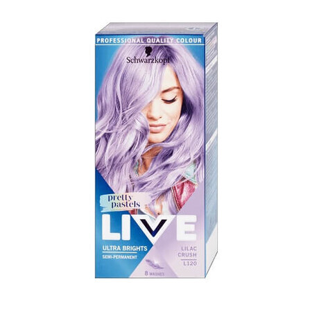 Schwarzkopf Live Ultra Brights Pretty Pastels Color de Cera L120 Lilac Crush