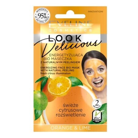 Eveline Look Delicious Masque énergisant pour le visage 10 ml