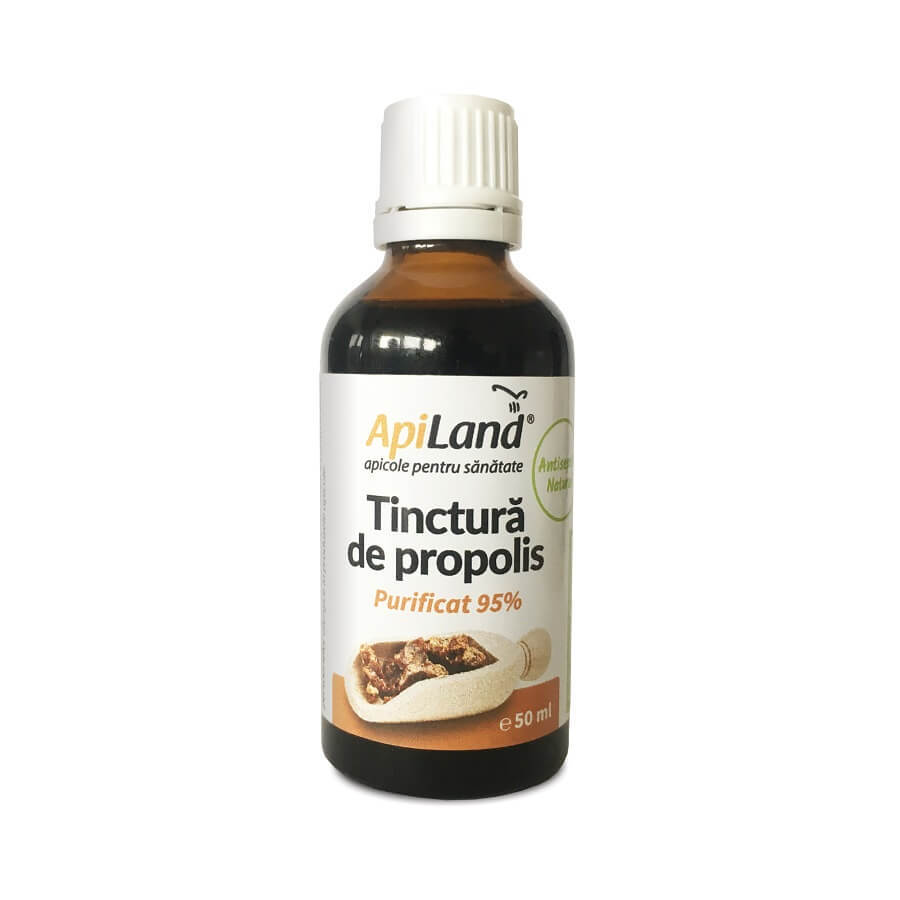 Teinture de propolis purifiée 95%, 50 ml, Apiland