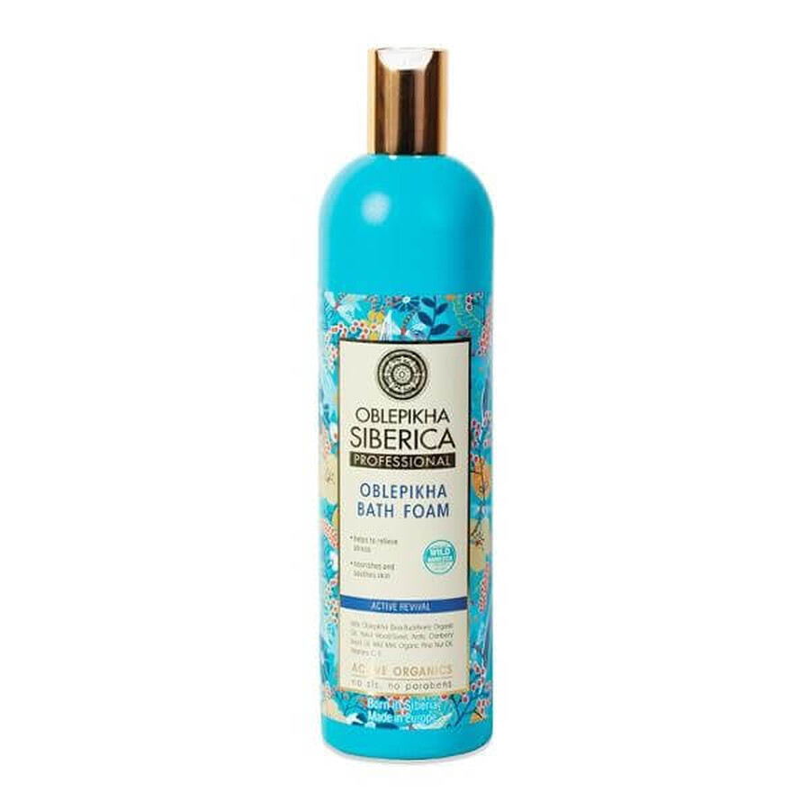 Natura Siberica Lotion de bain revitalisante active à l'hydrolat d'argousier, 550ml