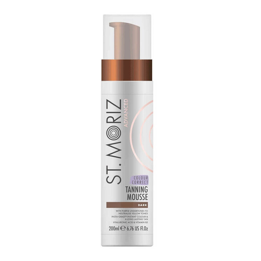 Moriz Advanced Pro Colour Mousse avec effet correcteur de couleur foncée, 200ml