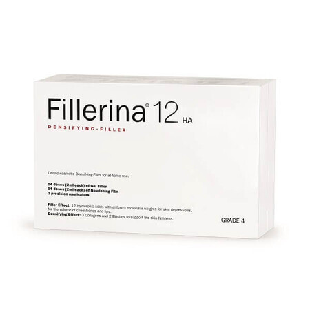 Traitement intensif de comblement Fillerina 12HA Densifying GRAD 4, 14 + 14 doses, Labo