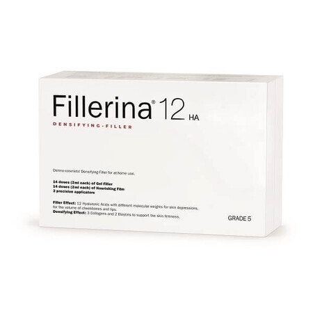 Traitement intensif de comblement Fillerina 12HA Densifiant GRAD 5, 14 + 14 doses, Labo