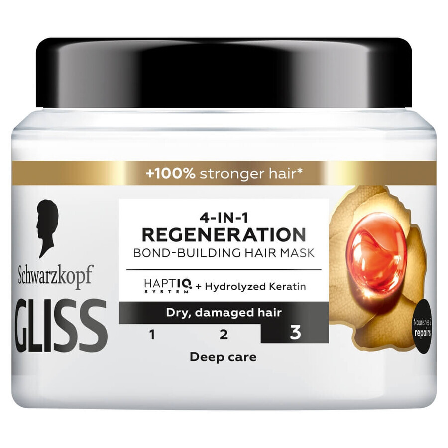 Gliss 4 in 1 regenerierende Maske 400ml