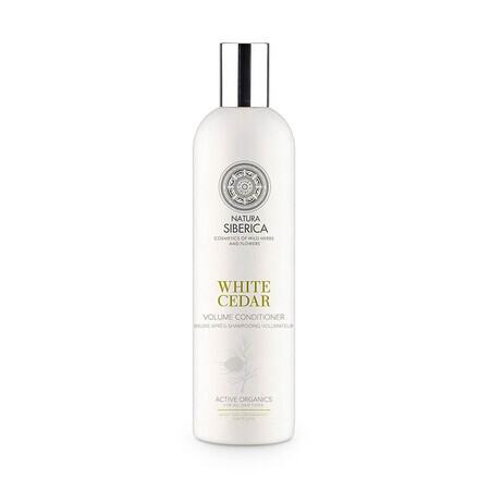 Après-shampoing Natura Siberica White Cedar Cèdre blanc pour le volume, 400ml