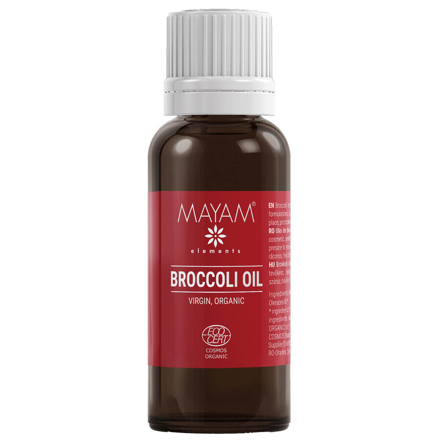 Huile de brocoli biologique (M - 1288), 25 ml, Mayam