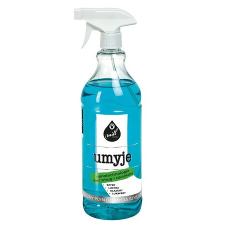 Mill Clean Wash, liquide de nettoyage pour vitres, 1,22 l