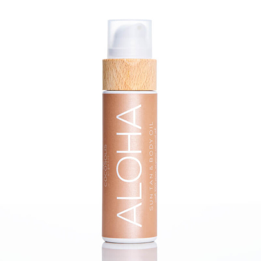 Ulei de corp bronzant Aloha, 110 ml, Cocosolis