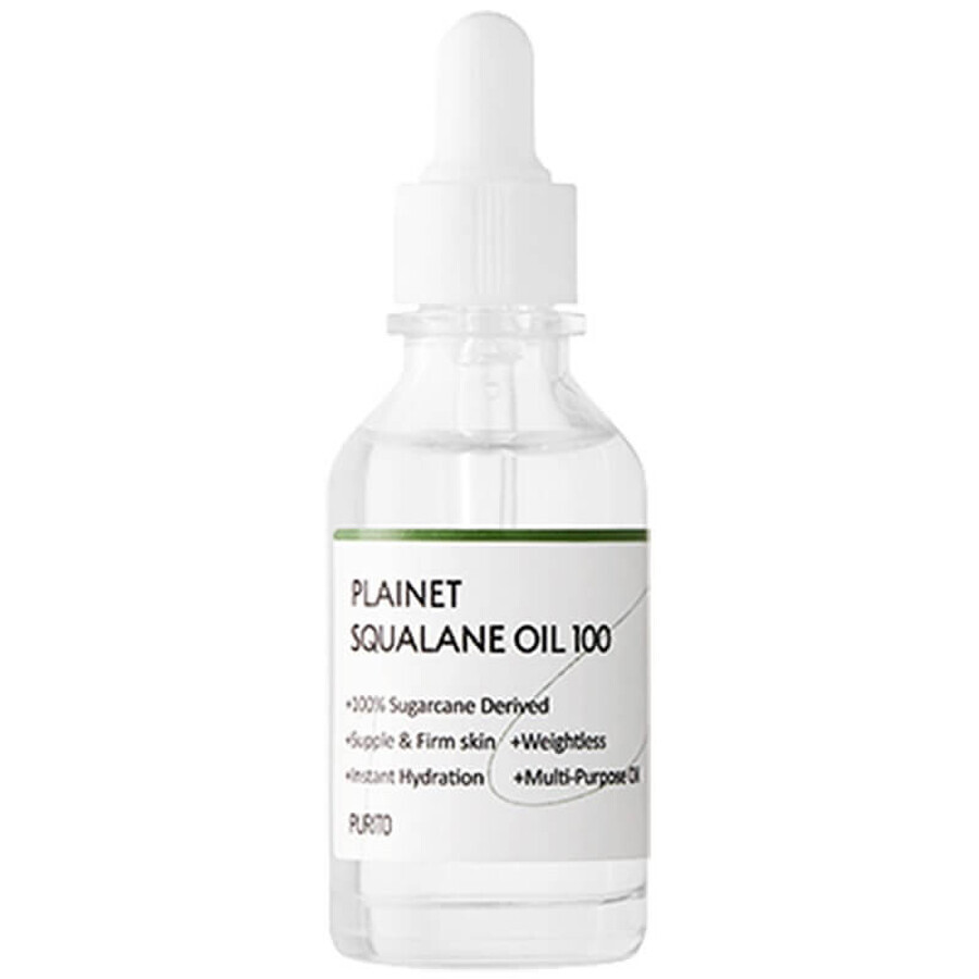 Plainet Squalane Huile visage 100, 30 ml, Purito