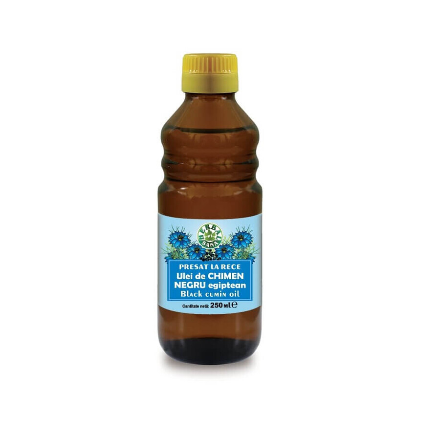 Huile de nigelle pressée à froid, 250 ml, Herbavit